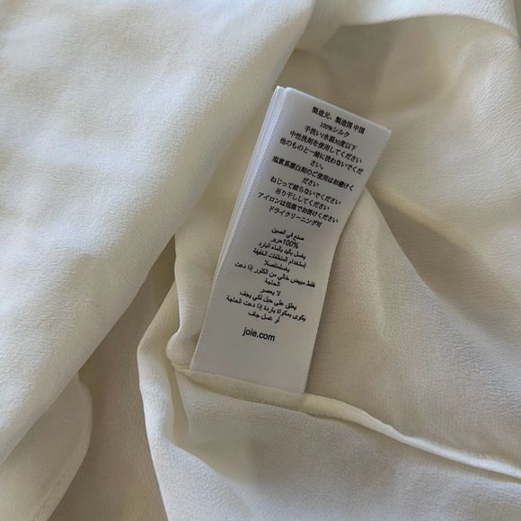 Joie Calais Blouse Porcelain Size XS - Picture 12 of 13